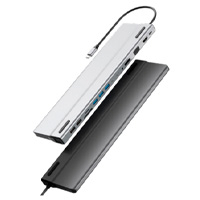 ACTECK AC-932950 - DOCKING STATION HUB ACTECK PORT X DH690 / USB C / 14 PUERTOS / 5X USB A - 2X USB C - HDMI - VGA - RJ