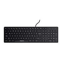 [TAQ01] QUARONI TAQ01 - TECLADO ALAMBRICO QUARONI USB 104 TECLAS COLOR NEGRO