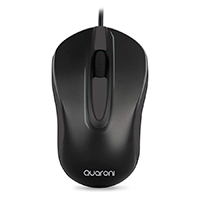 [MAQ01N] QUARONI MAQ01N - MOUSE OPTICO QUARONI ALAMBRICO COLOR NEGRO 1200 DPI