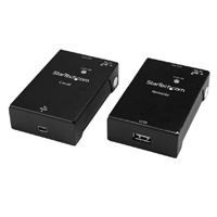 STARTECH.COM USB2001EXTV - EXTENSOR DE USB 2.0 A TRAVS DE CABLE RJ45 CAT5E/CAT6 - HASTA 50M - KIT ADAPTADOR EXTENSOR DE ALTA VE