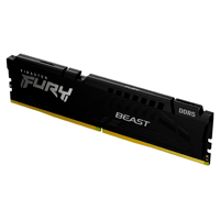 KINGSTON KF548C38BB-16 - MEMORIA RAM KINGSTON DIMM DDR5 16GB 4800MT/S FURY BEAST BLACK CL38 288PIN 1.1V C/DISIPADOR DE CALOR