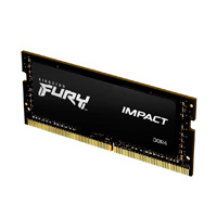 KINGSTON KF432S20IB/8 - MEMORIA RAM KINGSTON SODIMM DDR4 8GB 3200MT/S FURY IMPACT BLACK CL20 260PIN 1.2V C/DIFUSOR DE CALOR