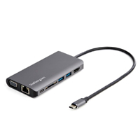 STARTECH.COM DKT30CHVAUSP - DOCKING STATION USB-C MULTIPUERTOS - HDMI O VGA - PD DE 100W ENTREGA DE ALIMENTACION - CABLE DE 30CM