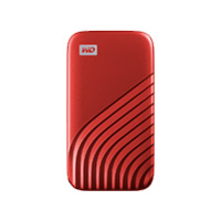 SANDISK WDBAGF0010BRD-WESN - UNIDAD DE ESTADO SOLIDO SSD EXTERNO WD MY PASSPORT 1TB PORTATIL USB 3.2 TIPO C ROJO WINDOWS MAC BACK