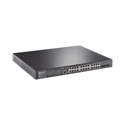 TP LINK SG3428MP - SWITCH TP-LINK TL-SG3428MP 24 PUERTOS RJ45 GIGABIT 10/100/1000 MBPS POE ADMINISTRABLE CON 4 RANURAS