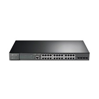 [SG3428MP] TP LINK SG3428MP - SWITCH TP-LINK TL-SG3428MP 24 PUERTOS RJ45 GIGABIT 10/100/1000 MBPS POE ADMINISTRABLE CON 4 RANURAS