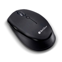 [TZ19MOU01-INA] TECH ZONE ACCESORIOS TZ19MOU01-INA - MOUSE TECHZONE TZ19MOU01-INA OPTICO INALAMBRICO 1000 DPIS ERGONOMICO NEGRO