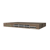 [G5328P-24-410W] TENDA G5328P-24-410W - SWITCH TENDA G5328P-24-410W IP-COM CAPA 3 28 PUERTOS 24 POE-410 WATTS 4 PUERTOS SFP 1000 BASE-X ADMI