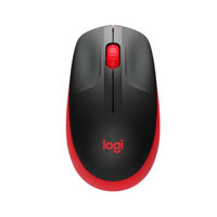 LOGITECH 910-005904 - MOUSE LOGITECH M190 OPTICO INALAMBRICO RECEPTOR USB 1000DPI ROJO