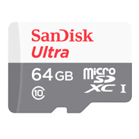 [SDSQUNR-064G-GN3MA] SANDISK SDSQUNR-064G-GN3MA - MEMORIA SANDISK MICRO SDXC 64GB ULTRA 100MB/S CLASE 10 C/ADAPTADOR SDSQUNR-064G-GN3MA