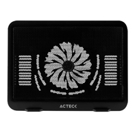 ACTECK AC-929080 - BASE ENFRIADORA ACTECK ICTUS BE440 / LAPTOP 16 PUL / 1 VENTILADOR / ILUMINACION LED / BASE ANTIDESLI