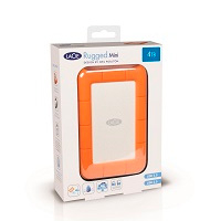 LACIE LAC9000633 - DISCO DURO EXTERNO LACIE RUGGED MINI 4TB 2.5 PORTATIL USB 3.0 NARANJA-PLATA WINDOWS MAC CONTRAGOLPES
