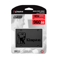 [SA400S37/960G] KINGSTON SA400S37/960G - UNIDAD DE ESTADO SOLIDO KINGSTON INTERNO A400 960GB 2.5 SATA3 7MM LECT.500/ESCRIT.450MB/S PC/LAPTOP