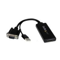 STARTECH.COM VGA2HDU - ADAPTADOR VGA A HDMI CON AUDIO Y ALIMENTACIN USB CONVERTIDOR VGA A HDMI PORTTIL 1080 P - STARTECH.CO