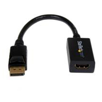 STARTECH.COM DP2HDMI2 - ADAPTADOR DE VIDEO DISPLAYPORT A HDMI CABLE DP PASIVO HEMBRA HDMI MACHO DP 1920X1200 - CONVERTIDOR D