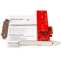 STARTECH.COM PEX4M2E1 - ADAPTADOR NVME / AHCI / NGFF / M-KEY A PCI EXPRESS 3.0 X4 - PERFIL BAJO O COMPLETO - STARTECH.COM MO