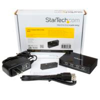 STARTECH.COM ST7202USB - HUB USB 2.0 DE 7 PUERTOS - CONCENTRADOR USB 2.0 COMPACTO DE 7 PUERTOS - USB HI SPEED - NEGRO - START