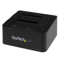 STARTECH.COM SDOCK2U33 - BASE DOCKING STATION USB 3.0 CON UASP DE 2 BAHIAS PARA DISCO DURO O SSD SATA III DE 2.5 O 3.5 PULGAD