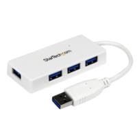 STARTECH.COM ST4300MINU3W - HUB USB 3.0 DE 4 PUERTOS - ADAPTADOR CONCENTRADOR HUB USB 3.0 SUPER SPEED 4 PUERTOS SALIDAS PORTATIL