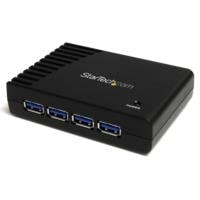 STARTECH.COM ST4300USB3 - HUB USB 3.0 DE 4 PUERTOS - ADAPTADOR CONCENTRADOR HUB USB 3.0 SUPER SPEED DE 4 PUERTOS CON ALIMENTAC