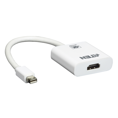 [VC981] Adaptador activo de Mini DisplayPort a HDMI 4K | DisplayPort 1.2a | Compatible con audio