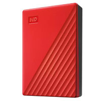 WD - WESTERN DIGITAL WDBPKJ0040BRD-WESN - DISCO DURO EXTERNO WD MY PASSPORT 4TB 2.5 PORTATIL USB3.0 ROJO WINDOWS BACKUP ENCRIPTACION WDBPKJ004