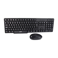 GHIA GTA100 - COMBO TECLADO Y MOUSE OPTICO GHIA / GTA100 / ALAMBRICO / USB / NEGRO