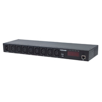 INTELLINET 163682 - BARRA PDU,INTELLINET,163682,  8 CONT. GAB/RACK 19, 1U, INTELIGENTE CON MONITOREO