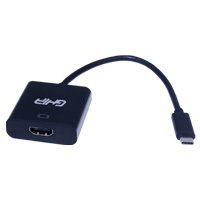 GHIA ADAP-12 - ADAPTADOR GHIA CONVERTIDOR USB 3.1 TIPO C MACHO A HDMI HEMBRA / SALIDA DE VIDEO 4K