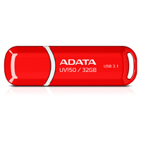 ADATA AUV150-32G-RRD - MEMORIA ADATA 32GB USB 3.2 UV150 ROJO (AUV150-32G-RRD)