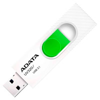[AUV320-128G-RWHGN] ADATA AUV320-128G-RWHGN - MEMORIA ADATA 128GB USB 3.2 UV320 RETRACTIL BLANCO-VERDE (AUV320-128G-RWHGN)