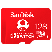 SANDISK SDSQXAO-128G-GNCZN - MEMORIA SANDISK MICRO SDXC 128GB NINTENDO SWITCH 100MB/S 4K U3 V30 SDSQXAO-128G-GNCZN