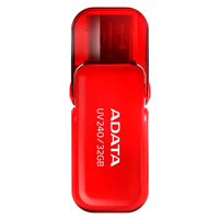 [AUV240-32G-RRD] ADATA AUV240-32G-RRD - MEMORIA ADATA 32GB USB 2.0 UV240 ROJO (AUV240-32G-RRD)