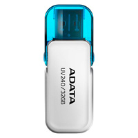 [AUV240-32G-RWH] ADATA AUV240-32G-RWH - MEMORIA ADATA 32GB USB 2.0 UV240 BLANCO ( AUV240-32G-RWH)