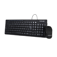 [TZ19COMB01-LA] TECH ZONE ACCESORIOS TZ19COMB01-LA - TECLADO/MOUSE TECHZONE TZ19COMB01-LA ALAMBRICO USB ERGONOMICO NEGRO