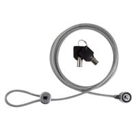 [PC-160076] PERFECT CHOICE PC-160076 - CANDADO UNIVERSAL CON LLAVE PARA LAPTOP PERFECT CHOICE GRIS