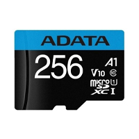 ADATA AUSDX256GUICL10A1-RA1 - MEMORIA ADATA MICRO SDHC/SDXC 256GB UHS-I 100MB/25MB CLASE 10 V10 A1 C/ADAPTADOR AUSDX256GUICL10A1-R