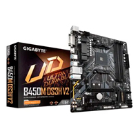 [B450M DS3H] GIGABYTE B450M DS3H - MB GIGABYTE B450 AMD S-AM4 2A GEN/4XDDR4 2933MHZ/DVI/HDMI/4XUSB3.1/M.2/ MICRO ATX/GAMA MEDIA