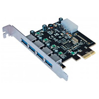 MANHATTAN 152891 - TARJETA USB,MANHATTAN,152891, V3 PCI EXPRESS 4 PTOS ESTANDAR-BRACKET