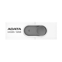 ADATA AUV220-32G-RWHGY - MEMORIA ADATA 32GB USB 2.0 UV220 RETRACTIL BLANCO-GRIS (AUV220-32G-RWHGY)