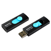 ADATA AUV220-32G-RBKBL - MEMORIA ADATA 32GB USB 2.0 UV220 RETRACTIL NEGRO-AZUL (AUV220-32G-RBKBL)