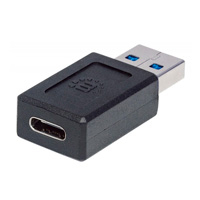 MANHATTAN 354714 - ADAPTADOR USB,MANHATTAN,354714,-C V3.1, AM-CH NEGRO