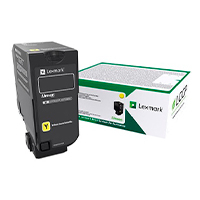 LEXMARK 74C4SY0 - TONER LASER LEXMARK COLOR AMARILLO RENDIMIENTO ESTANDAR, NP 74C4SY0, HASTA 7000 PAGINAS, MODELOS CX7