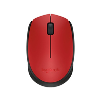 LOGITECH 910-004941 - MOUSE LOGITECH M170 OPTICO INALAMBRICO RECEPTOR USB 1000DPI ROJO