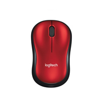 LOGITECH 910-003635 - MOUSE LOGITECH M185 OPTICO INALAMBRICO USB NANO RECEPTOR 1000DPI ROJO