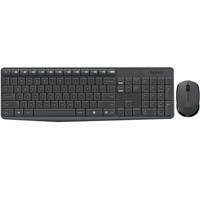 LOGITECH 920-007901 - TECLADO Y MOUSE LOGITECH MK235 INALAMBRICO RECEPTOR USB (ESPAÑOL) GRIS