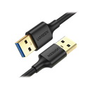 Cable USB-A 3.0 a  USB-A 3.0 / 1 Metro / Macho a Macho / Conector Niquelado / Núcleo de Cobre Estañado / Blindaje Múltiple / Velocidad 5Gbps / No Requiere Controlador / Compatible con USB2.0 Y USB 1.1