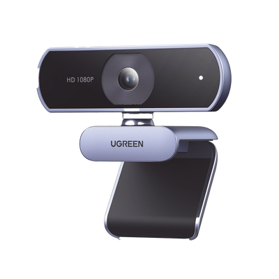 [15728] Cámara Web HD con Micrófono Integrado | Resolución 1080P@30FPS | Micrófonos Duales Integrados | Cancelación de Ruido | Corrección de Luz Automática | Vista Amplia de 85° | Rotación Flexible de 36