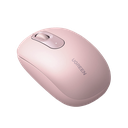 Mouse Inalámbrico 2.4G 800/1200/1600/2400 DPI | Función de 3 botones | Alcance 10m | Silencioso |  Ergonómico | Anti-caída y Anti-interferencias | Batería Alcalina AA incluida  | Color Dusty Pink.