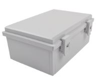 Gabinete Plástico para Exterior IP65 de 170 x 251 x 101 mm Cierre por Broche.